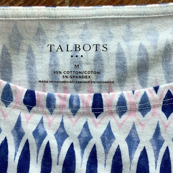 Talbots Beautiful Spring Top, M - Picture 2 of 5
